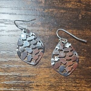 Elegant Silver Drop Earrings
